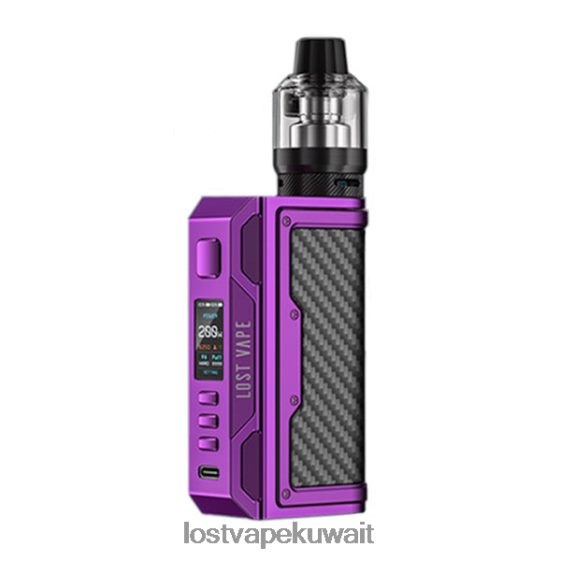 Lost Vape Cyborg سعر F2T0B8147 | Lost Vape Thelema مجموعة كويست 200 واط الأرجواني/ألياف الكربون