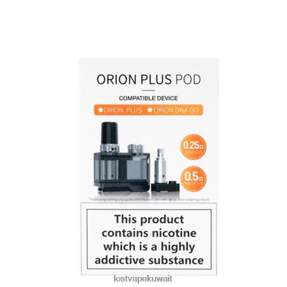 Lost Vape Cyborg سعر F2T0B8407 | Lost Vape Orion بالإضافة إلى حزمة خرطوشة DNA Pod | يتضمن 2 لفائف عادي