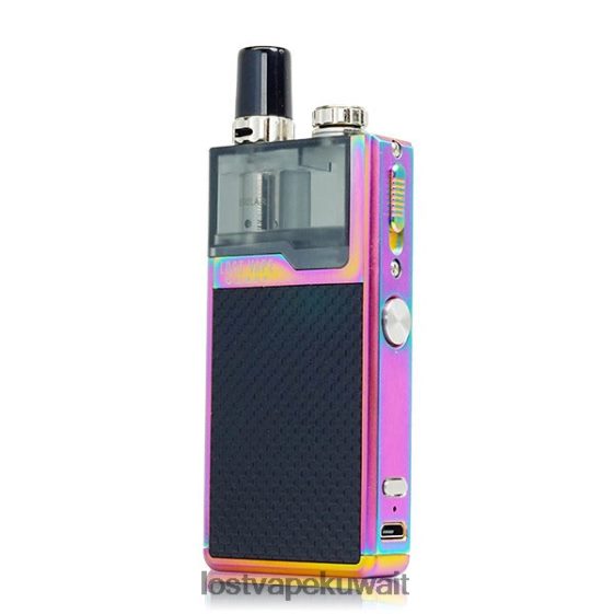 Lost Vape Cyborg سعر F2T0B8467 | Lost Vape Quest طقم جهاز أوريون كيو بود كامل قوس قزح / نسج أسود