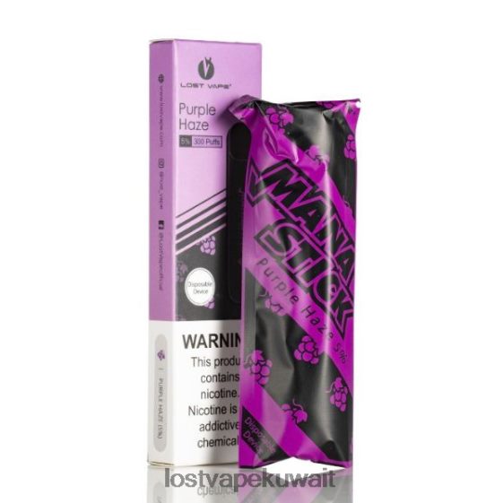 Lost Vape Cyborg سعر F2T0B8527 | Lost Vape Mana عصا يمكن التخلص منها | 300 نفخة | 1.2 مل الضباب الأرجواني 5٪