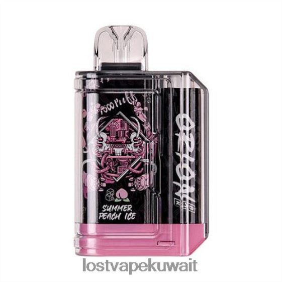 Lost Vape Cyborg سعر F2T0B867 | Lost Vape Orion شريط يمكن التخلص منه | 7500 نفخة | 18 مل | 50 ملغ جليد الخوخ الصيفي