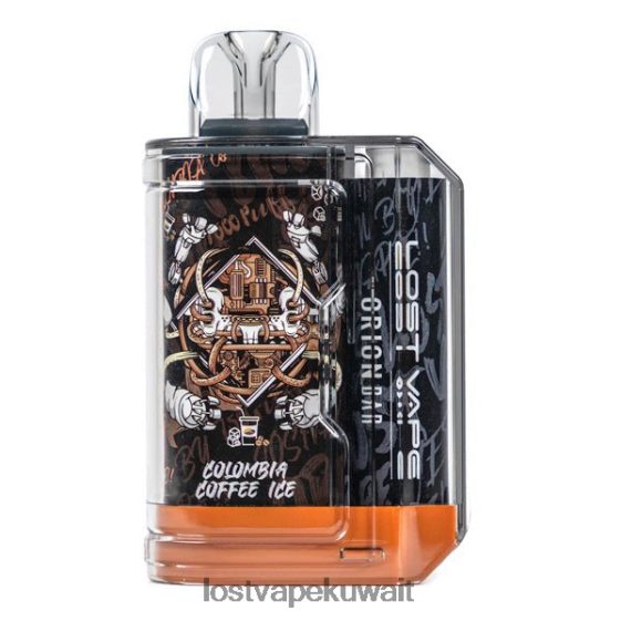 Lost Vape Cyborg سعر F2T0B887 | Lost Vape Orion شريط يمكن التخلص منه | 7500 نفخة | 18 مل | 50 ملغ قهوة كولومبيا المثلجة