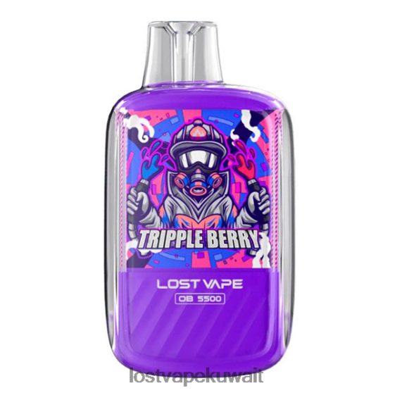 Lost Vape Flavors F2T0B8108 | Lost Vape Orion ob5500 5500 نفث 14 مل 50 ملغ يمكن التخلص منها التوت الثلاثي