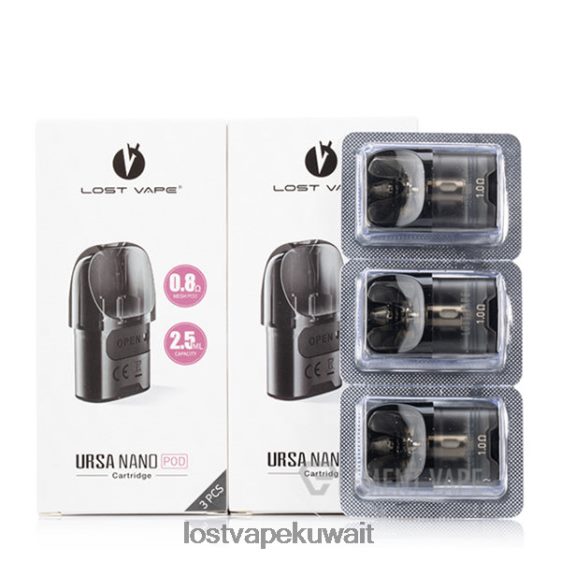 Lost Vape Flavors F2T0B8128 | Lost Vape URSA القرون البديلة | 2.5 مل (3 عبوات) الوردي 1. أوم