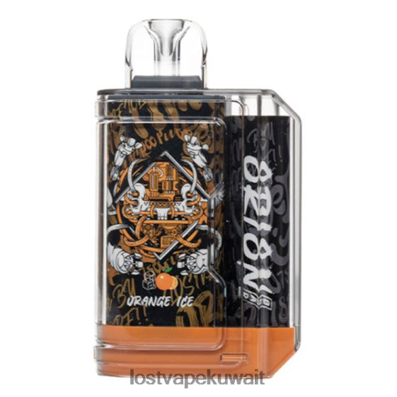 Lost Vape Flavors F2T0B858 | Lost Vape Orion شريط يمكن التخلص منه | 7500 نفخة | 18 مل | 50 ملغ الجليد البرتقالي