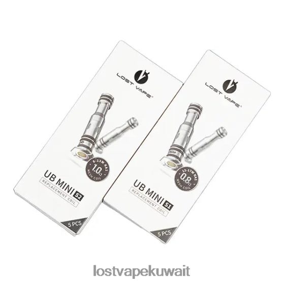 Lost Vape Flavors F2T0B88 | Lost Vape UB ملفات بديلة صغيرة (5 عبوات) 0.8 أوم