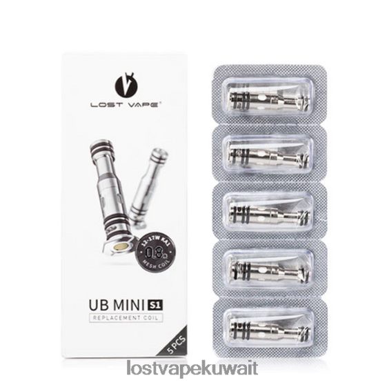Lost Vape Flavors F2T0B88 | Lost Vape UB ملفات بديلة صغيرة (5 عبوات) 0.8 أوم