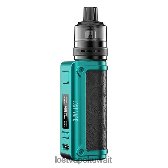 Lost Vape Kuwait City F2T0B8242 | Lost Vape Thelema طقم صغير 45 وات | خزان جراب UB لايت التنين الأخضر