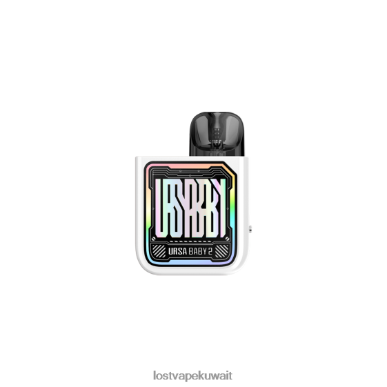 Lost Vape Kuwait City F2T0B8352 | Lost Vape URSA Baby 2 عدة | نظام جراب التكنولوجيا البيضاء/متاهة الهوى