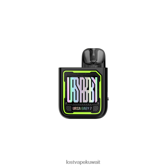 Lost Vape Kuwait City F2T0B842 | Lost Vape URSA Baby 2 عدة | نظام جراب التكنولوجيا السوداء / متاهة الهوى