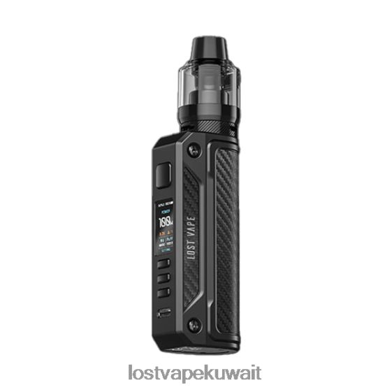 Lost Vape Kuwait F2T0B8171 | Lost Vape Thelema طقم منفرد 100 واط أسود/ألياف الكربون
