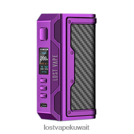 Lost Vape Quest سعر F2T0B8186 | Lost Vape Thelema كويست 200 واط مود الأرجواني/ألياف الكربون