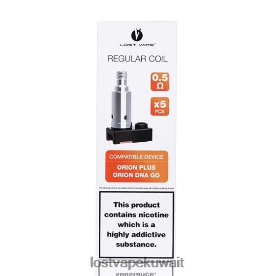 Lost Vape Quest سعر F2T0B836 | Lost Vape Orion بالإضافة إلى ملفات استبدال الحمض النووي (5 عبوات) 0.25 أوم