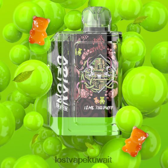 Lost Vape Wholesale F2T0B879 | Lost Vape Orion شريط يمكن التخلص منه | 7500 نفخة | 18 مل | 50 ملغ حلوى الدب المضغية