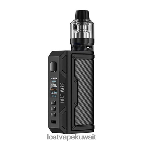 Lost Vape Wholesale F2T0B89 | Lost Vape Thelema مجموعة كويست 200 واط أسود/ألياف الكربون