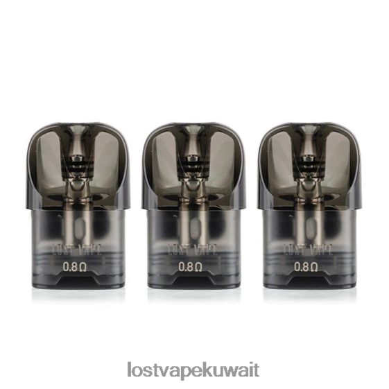 Ursa Lost Vape سعر F2T0B8125 | Lost Vape URSA القرون البديلة | 2.5 مل (3 عبوات) الأخضر 0.8 أوم