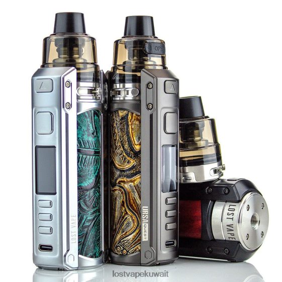 Ursa Lost Vape سعر F2T0B8195 | Lost Vape URSA Quest عدة متعددة | 100 واط سس/جلد منقوش