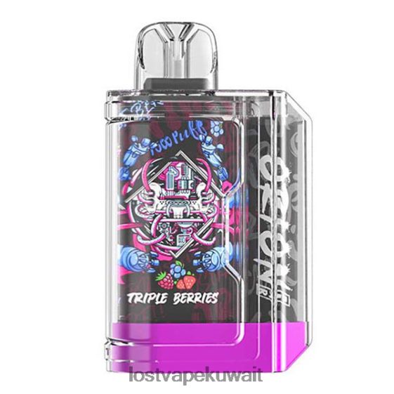 Ursa Lost Vape سعر F2T0B865 | Lost Vape Orion شريط يمكن التخلص منه | 7500 نفخة | 18 مل | 50 ملغ التوت الثلاثي
