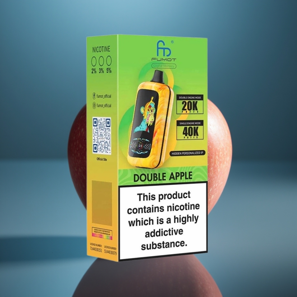 Fumot Digital Monkey 20000/40000 نَفخة - تفاحتين - محرك مزدوج/مفرد - ملف مزدوج