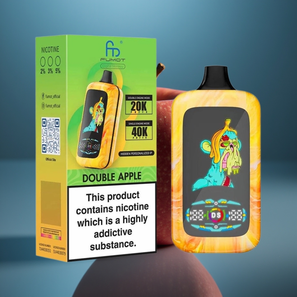 Fumot Digital Monkey 20000/40000 نَفخة - تفاحتين - محرك مزدوج/مفرد - ملف مزدوج