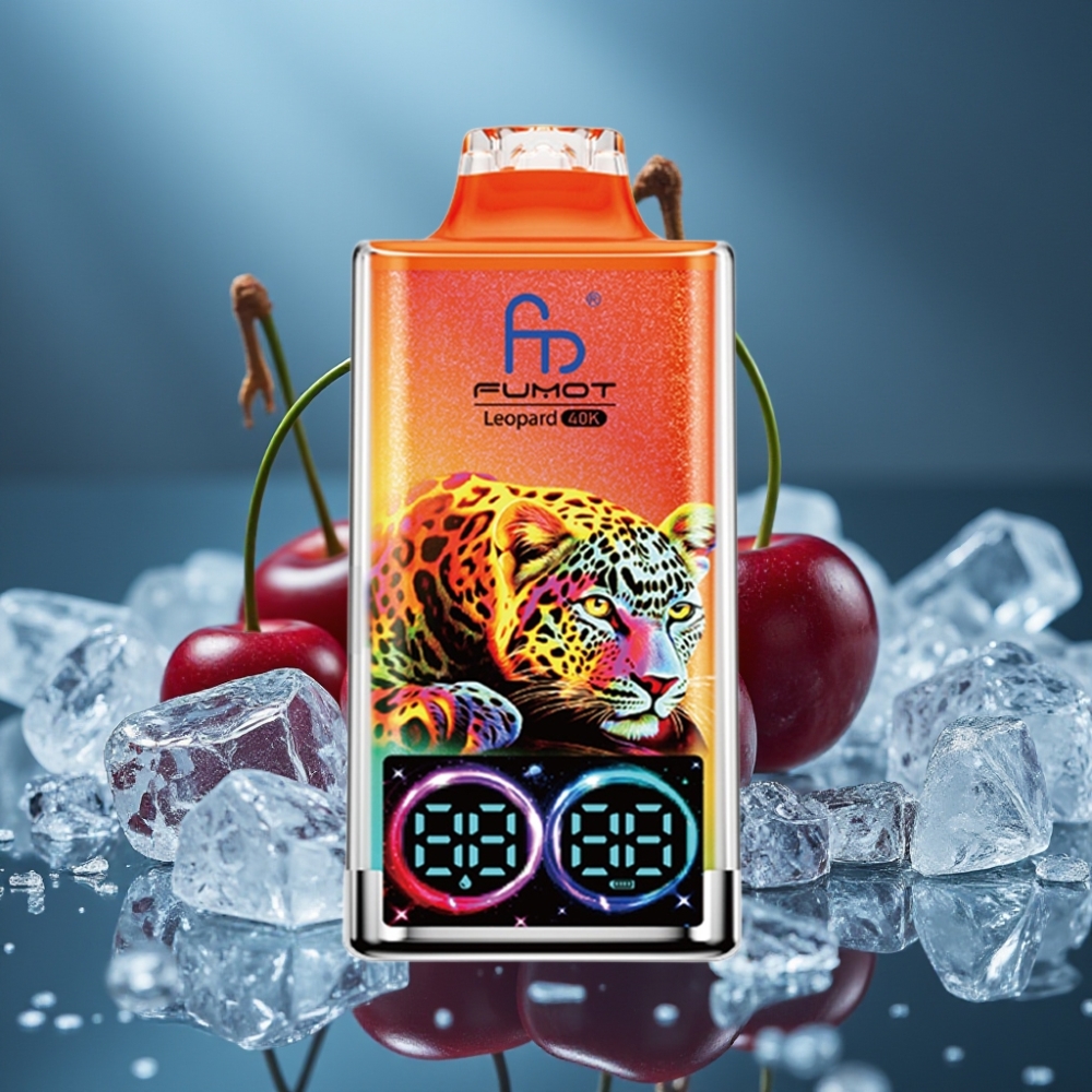 Fumot Leopard 40000 بخار - كرز مثلج، بطارية 700mAh، شحن Type-C