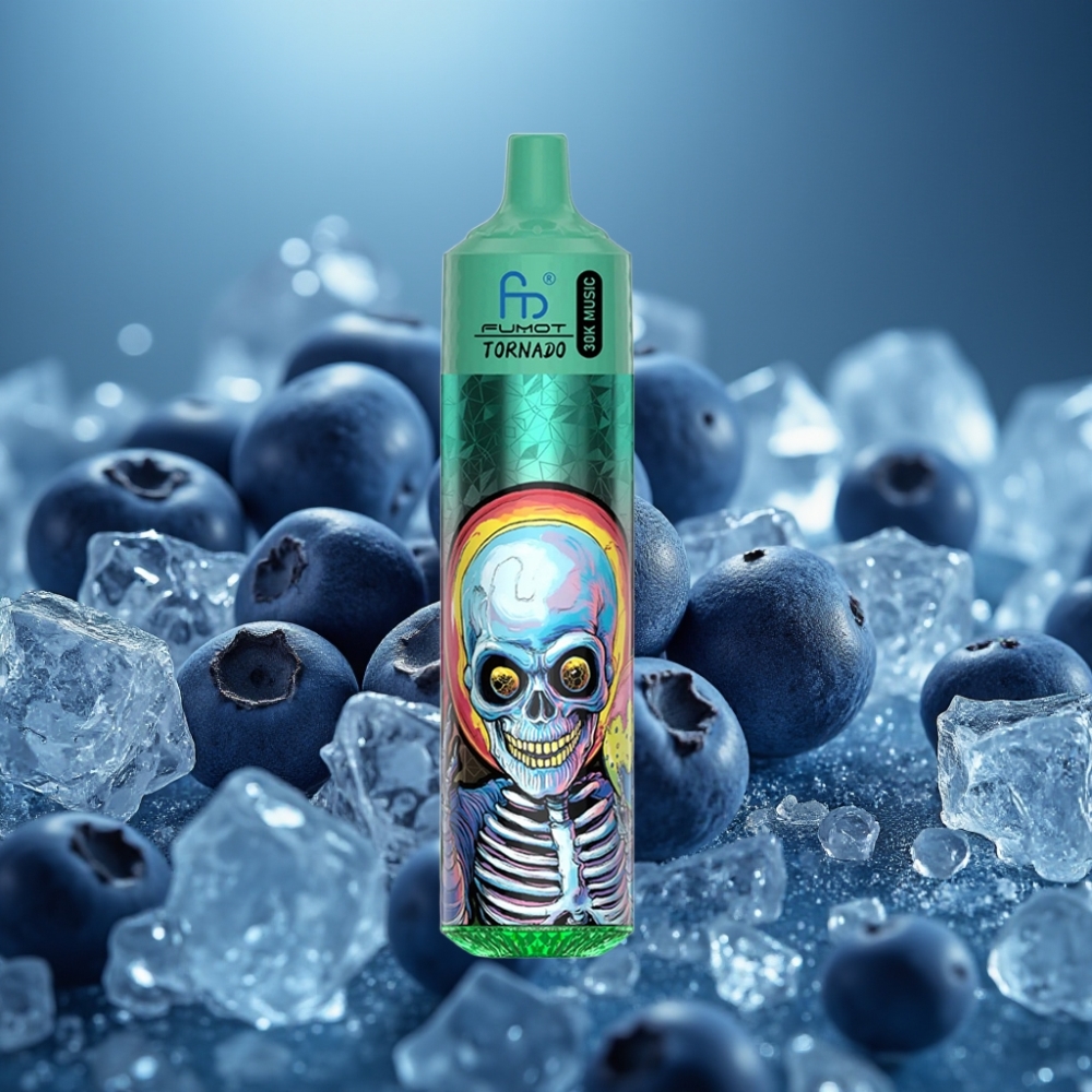 Fumot RandM Tornado 30000 Puffs 30mL Blueberry Ice 5% Mesh Disposable Vape