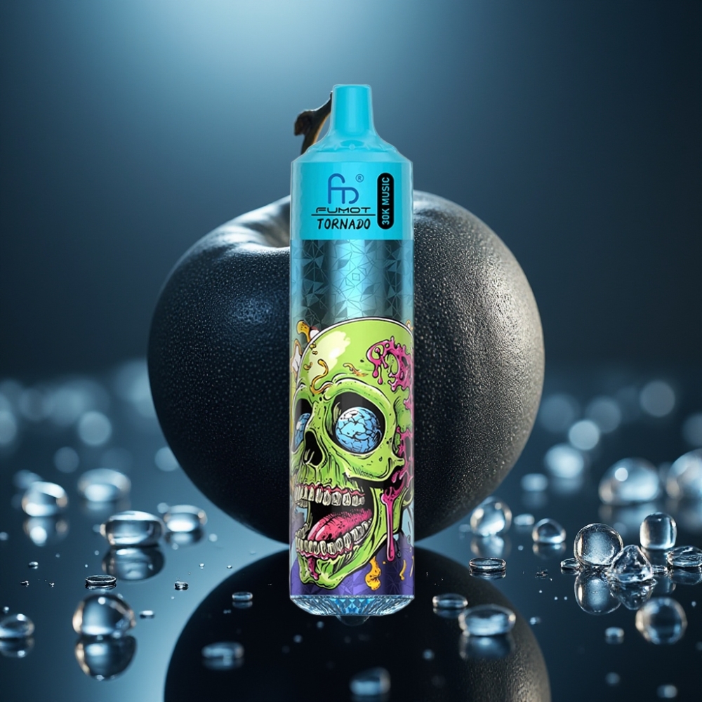 Fumot RandM Tornado 30000 Puffs 30mL أسود جليدي vape supplier Kuwait