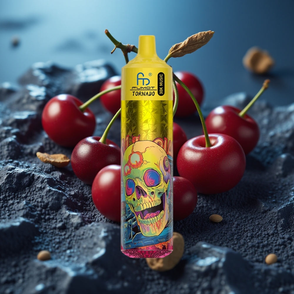 Fumot RandM Tornado 30000 Puffs Disposable Vape كرز كولا - 30mL، 2%/5%، شاشة إل إي دي
