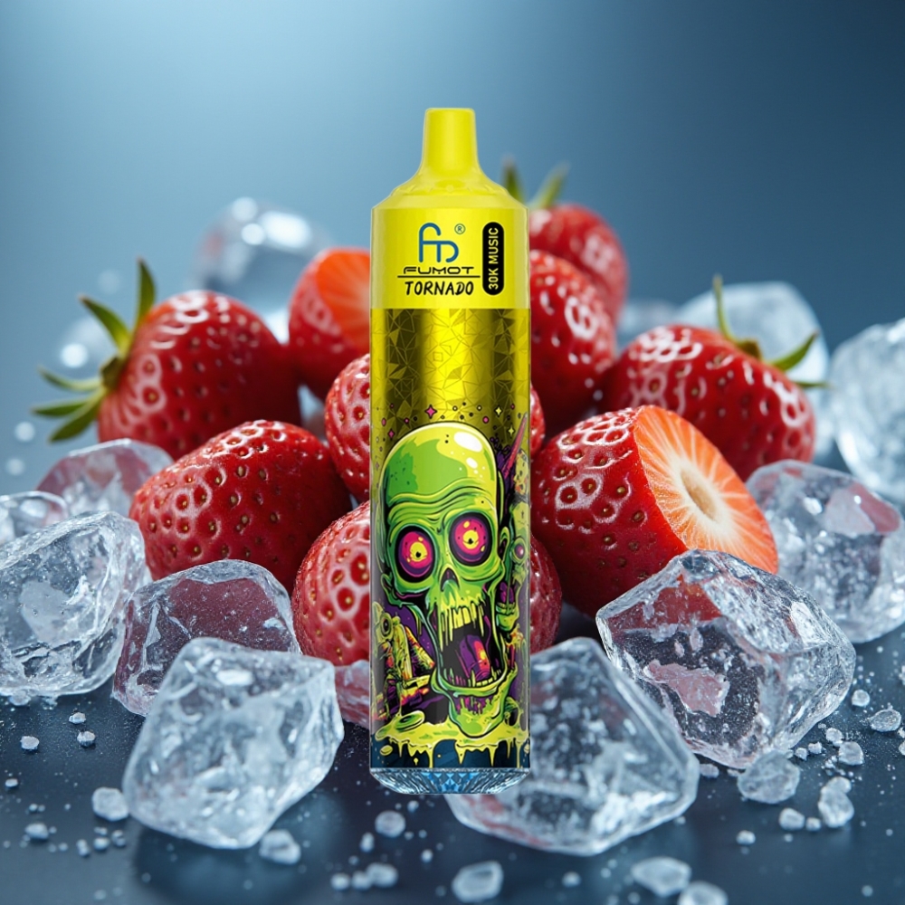 Fumot RandM Tornado 30000 Puffs Strawberry Ice 30mL 5% Mesh 600mAh