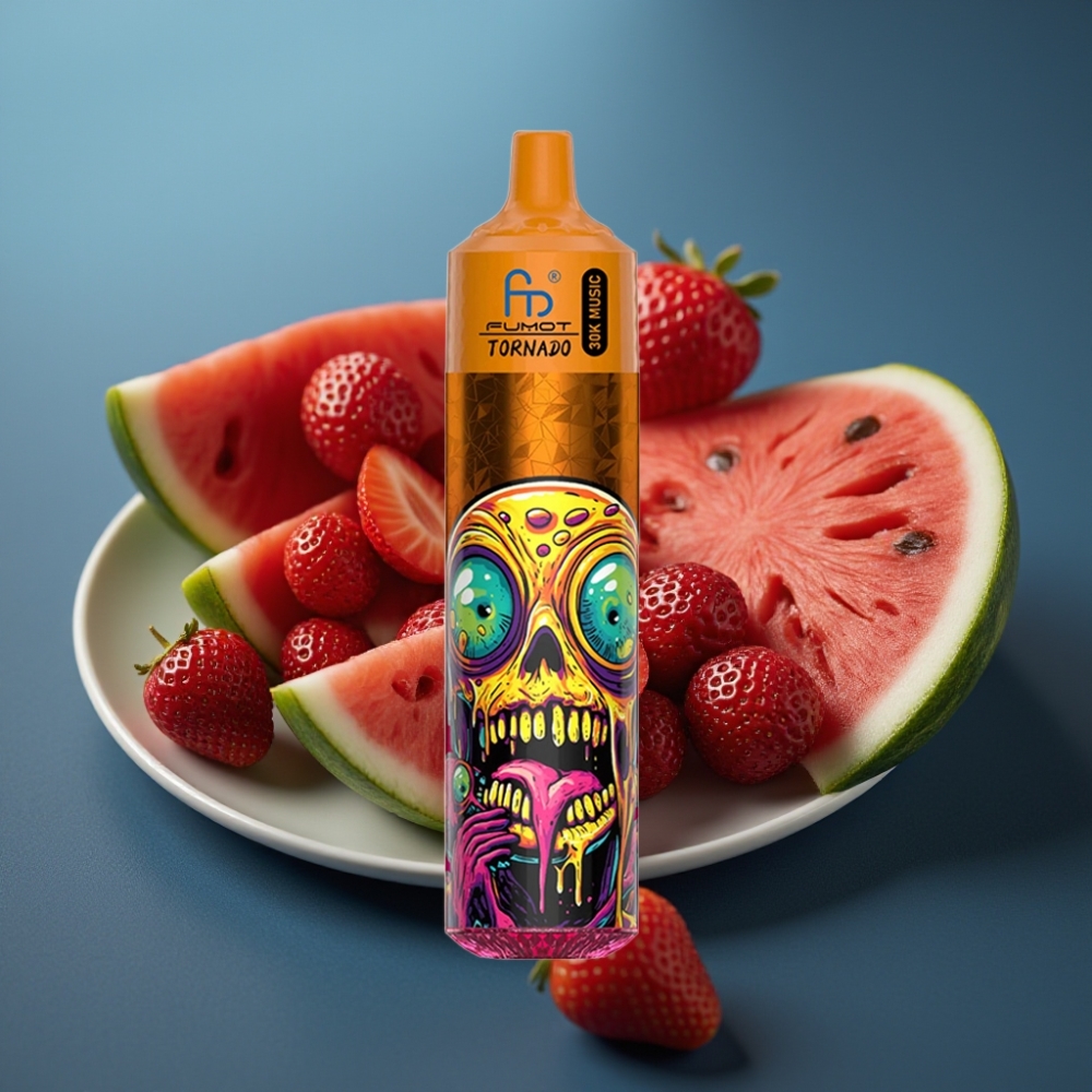 Fumot RandM Tornado 30000 Puffs Strawberry Watermelon 30mL 5% Mesh 600mAh