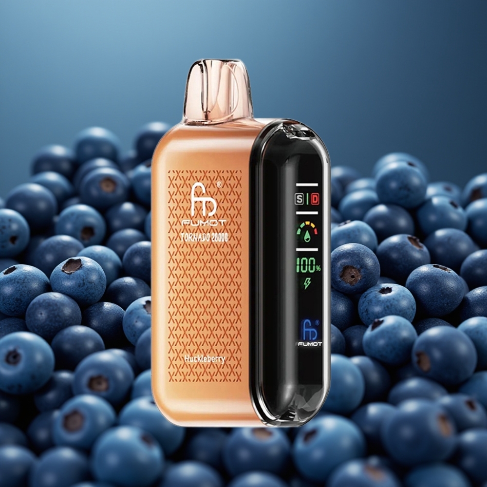 Fumot Tornado 20000 Puffs Dual Mesh Huckleberry (توت بري) Disposable Vape