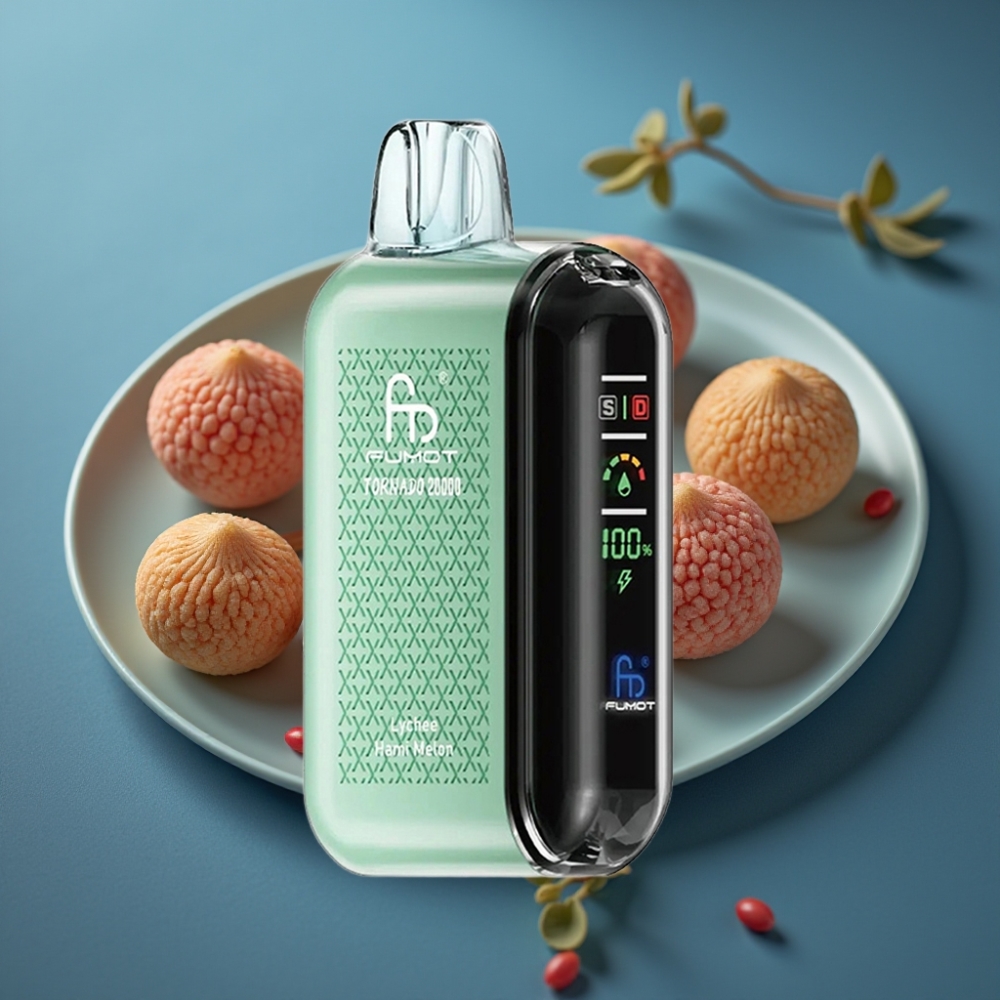 Fumot Tornado 20000 Puffs Dual Mesh Lychee Hami Melon Disposable Vape