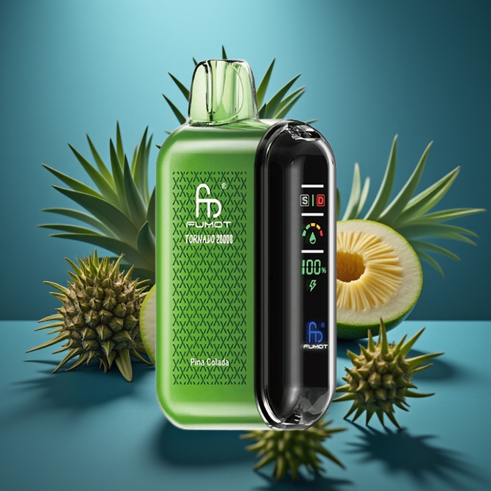 Fumot Tornado 20000 Puffs Dual Mesh باينا كولادا vape supplier Kuwait