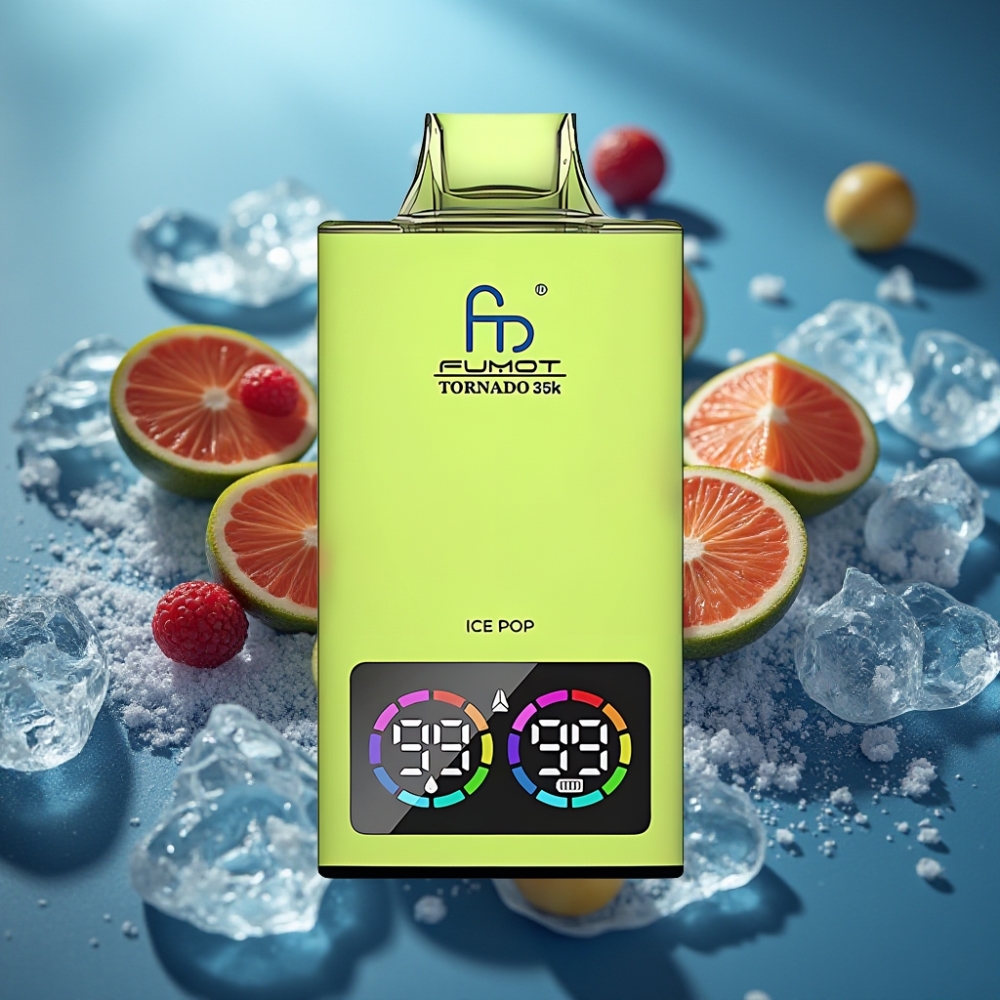 Fumot Tornado 35K Dual Mesh Ice Pop Disposable Vape - 15ml - USB-C - 35000 Puffs