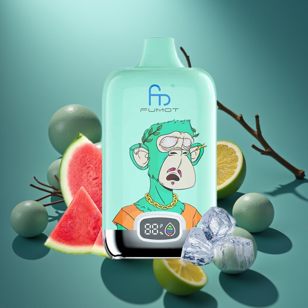 Fumot Tornado Digital Box 12000 Puffs 20ml نعناع منعش