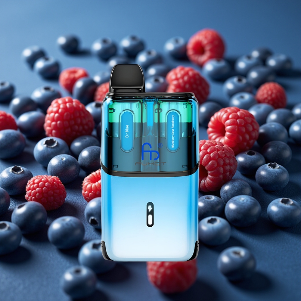 Fumot Ultra T32000 Disposable Vape در بلو - توت أزرق وتوت بري حامض (800mAh، 24ml)