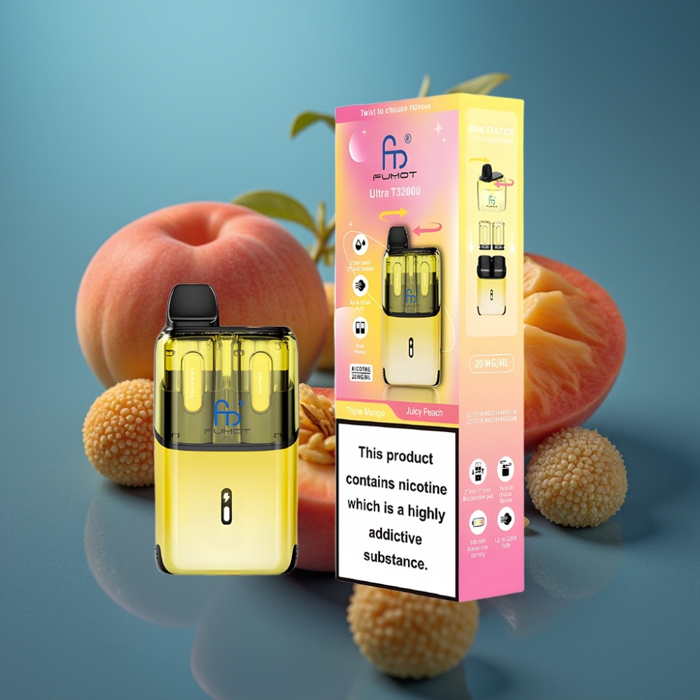 Fumot Ultra T32000 Disposable Vape - مانجو ثلاثي (Triple Mango) وخوخ