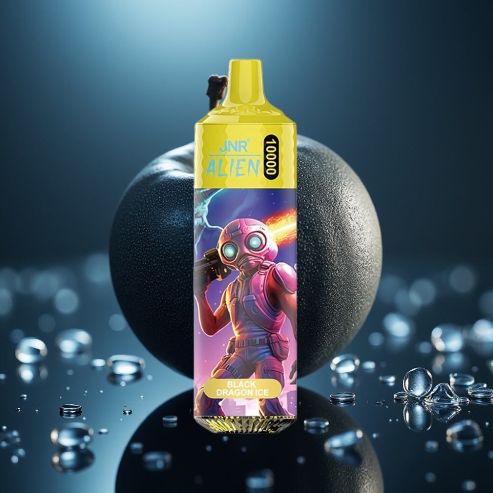 JNR Alien 10000 Puffs سباي دراغون آيس - 850mAh بطارية، شاشة LED، شحن سريع