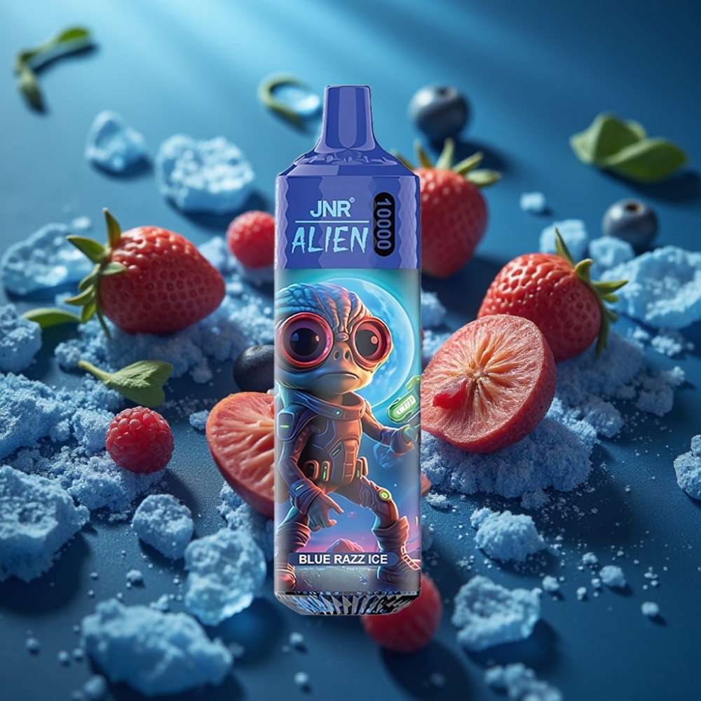 JNR Alien 10000 Puffs 850mAh Type-C بلو راز آيس vape supplier Kuwait