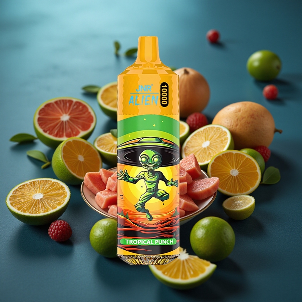 JNR Alien 10000 Puffs سبايسي تروبيكال بنش 850mAh vape supplier Kuwait