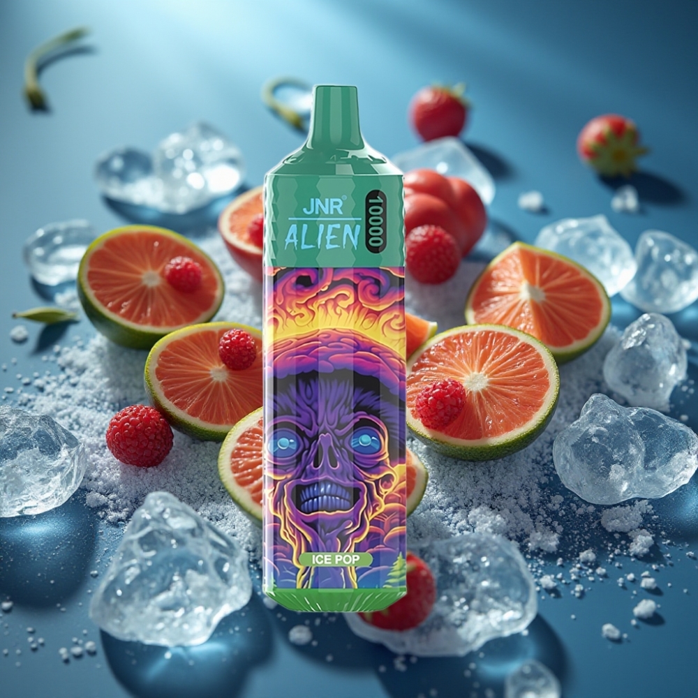 JNR Alien 10000 Puffs Ice Pop - 850mAh, Type-C, 20ml, RGB