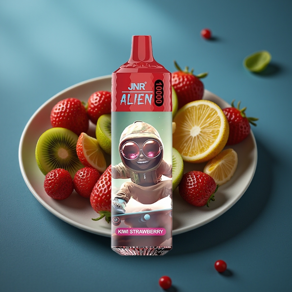 JNR Alien 10000 Puffs Kiwi Strawberry - 850mAh - Type-C - RGB