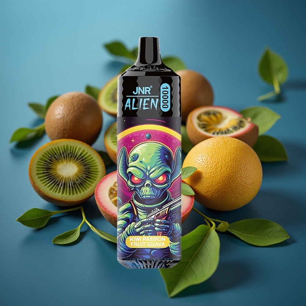 JNR Alien 10000 Puffs سبورت مع RGB - كيوي باشن فروت جوافة
