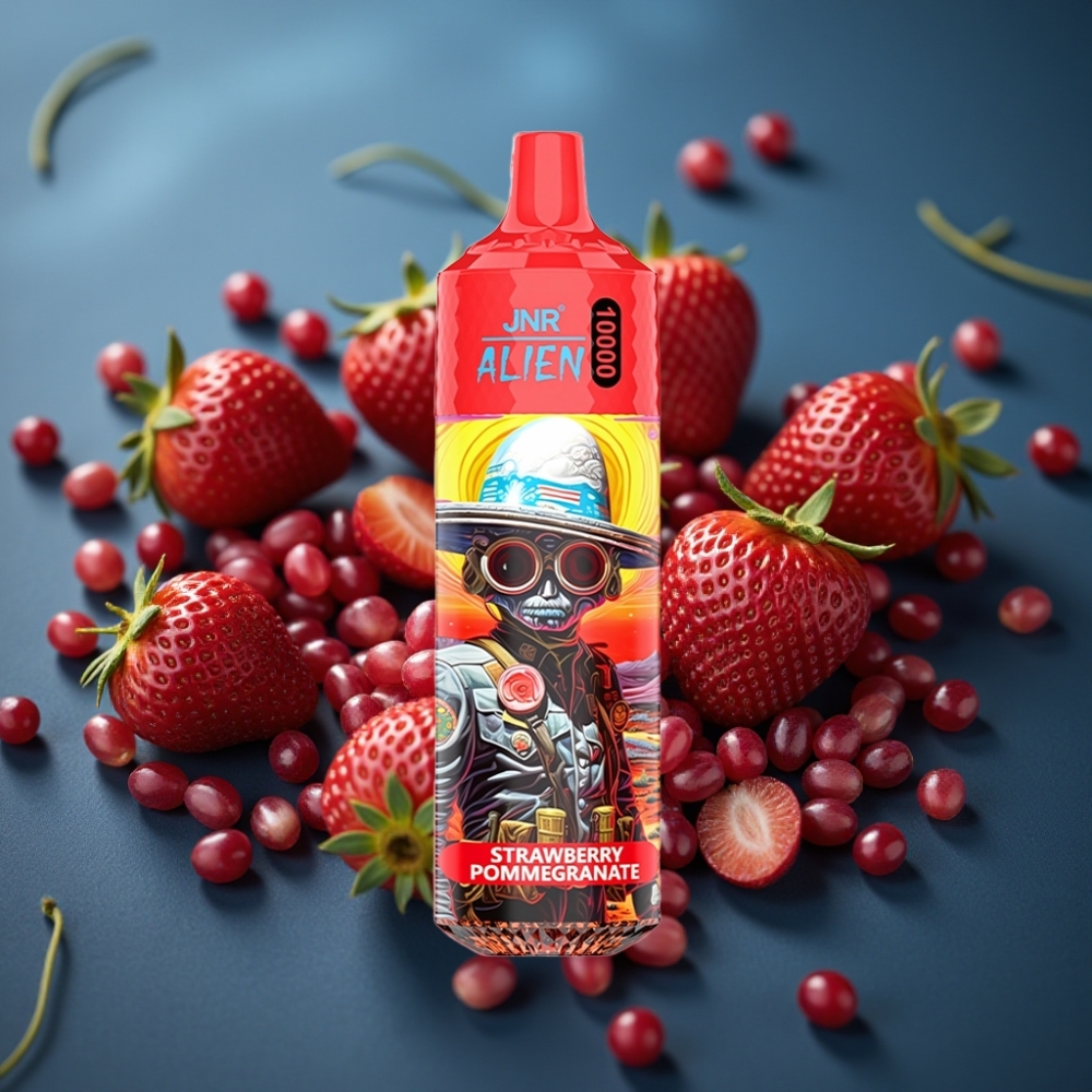 JNR Alien 10000 Puffs Strawberry Pomegranate - 850mAh - Type-C - RGB
