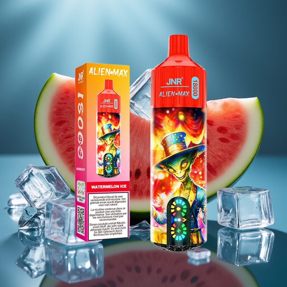 JNR Alien Max 18000 Puffs بشريحة ذكية ونكهة بطيخ مثلج