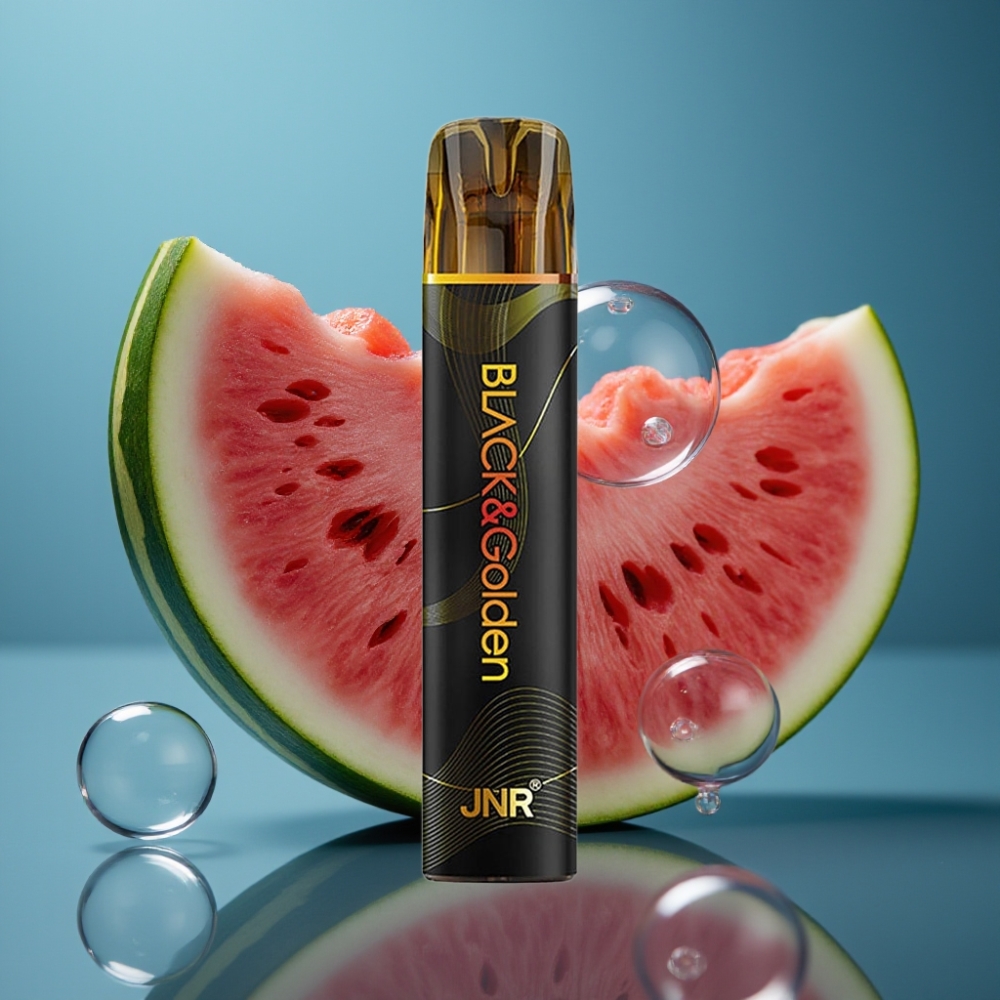 JNR Black&Golden 800 بوف 2% نيكوتين – بطيخ وعلكة فقاعية