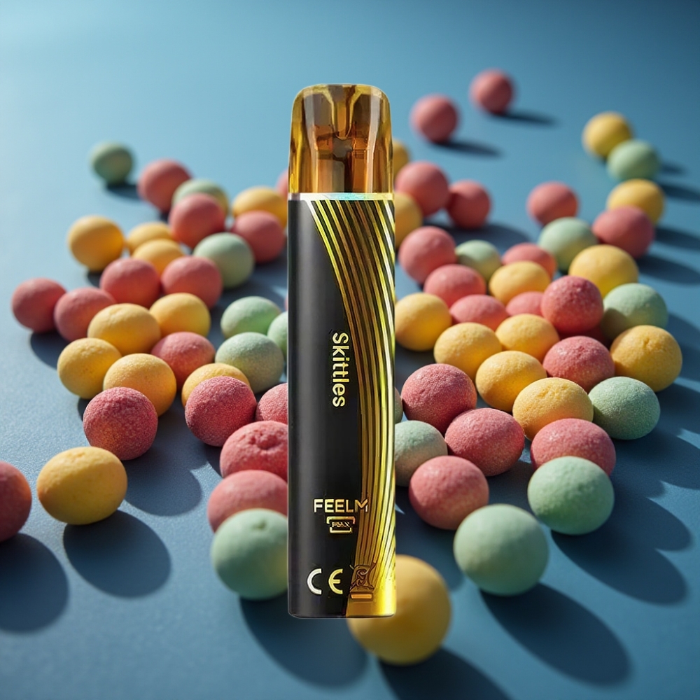 JNR Black&Golden 800 Puffs سكيتلز Disposable Vape vape supplier Kuwait