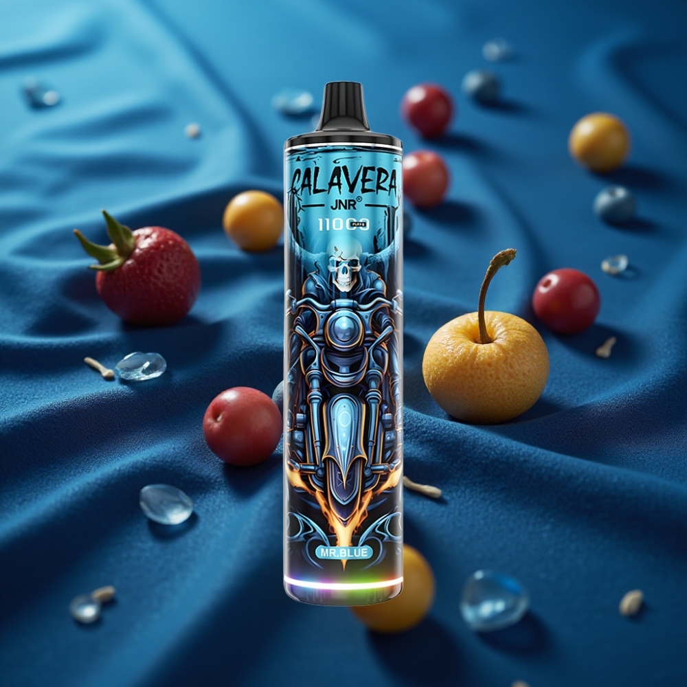 JNR Calavera 11000 Puffs سيد بلو – 850mAh، 21مل، شاحن Type-C