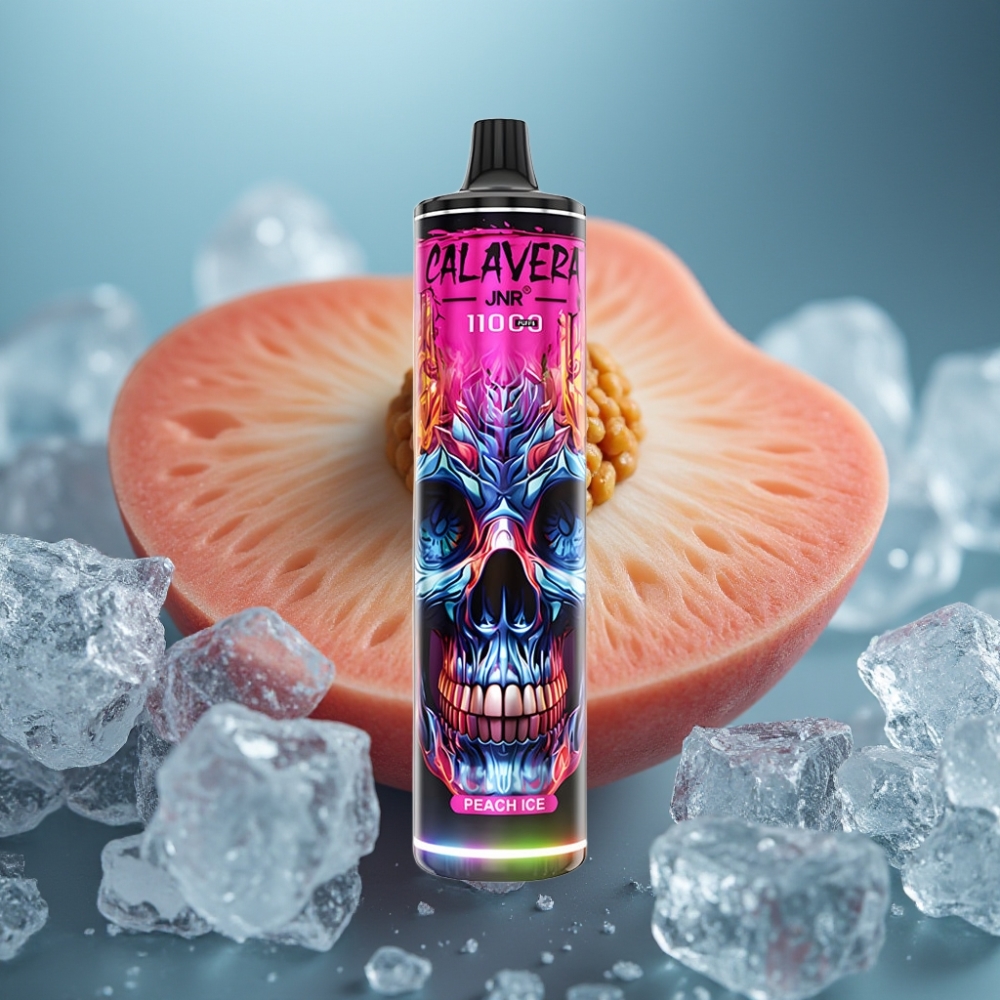 JNR Calavera 11000 Puffs Peach Ice - 850mAh/21ml/Type-C - 0%,2%,5% Nicotine