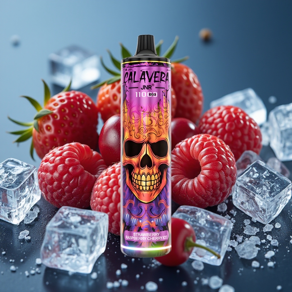 JNR Calavera 11000 Puffs - فراولة توت كرز مثلج - Type-C 850mAh
